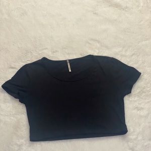 Black Crop Top